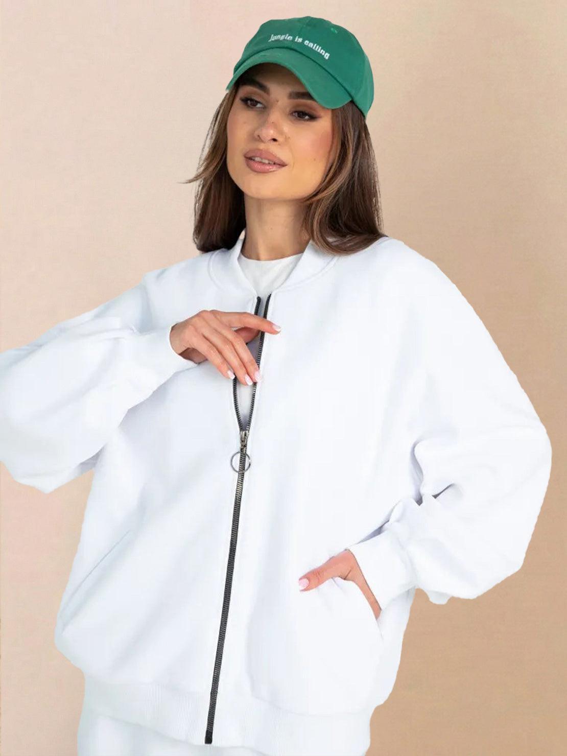 Easy Airport Lounge Set two-piece travel outfit in soft cotton-blend fabric with relaxed fit and wrinkle resistance