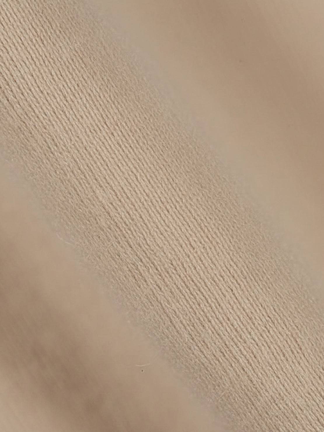 Modern classic double-breasted cotton-blend blazer with raw-edge seaming and patch pockets