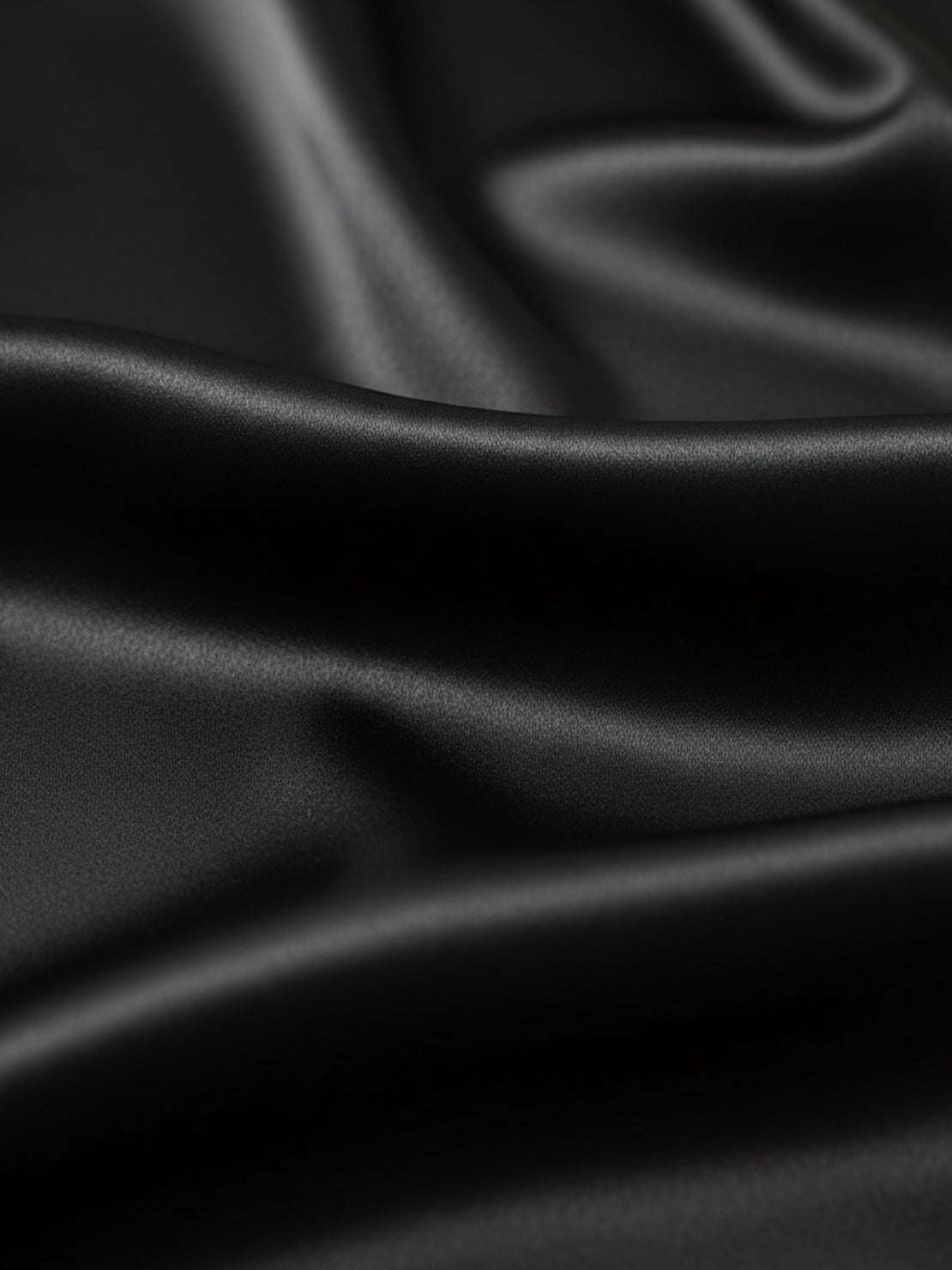 White silk-finish button front shirt with traditional collar and curved hem