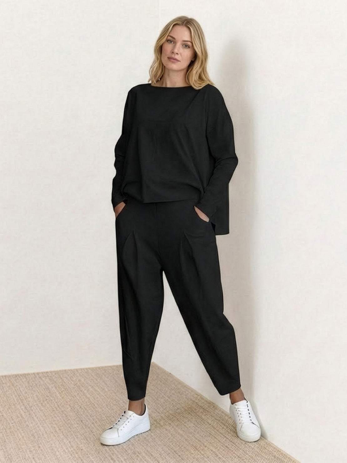 Lightweight All-Day Comfort 2-Piece Outfit Set with breathable, wrinkle-resistant fabric and versatile style