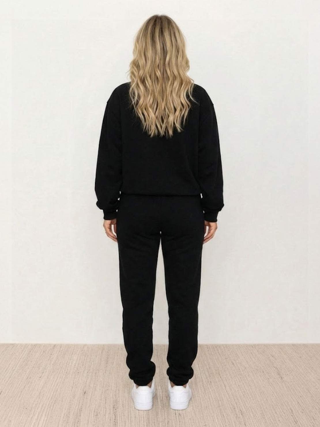 Classic Comfort Athleisure set in stretchy, wrinkle-resistant fabric ideal for all-day wear and versatile style