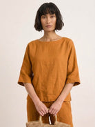 Monochrome Batwing Leisure Co-Ord with boxy crop top and high-waisted tapered pants