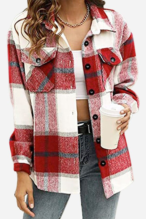 Long Sleeve Plaid Flannel