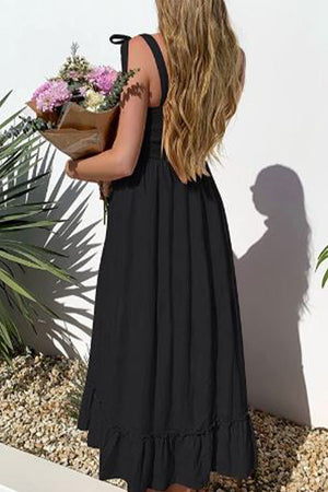 Sunkissed Spaghetti Boho Dress