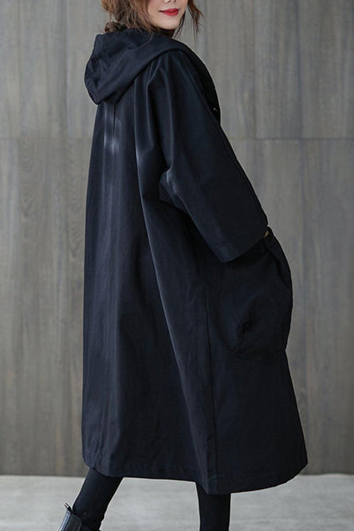 One Size Fits All Oversized Water Resistant Windbreaker Jacket - Halloween Collection