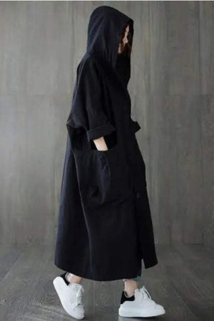 One Size Fits All Oversized Water Resistant Windbreaker Jacket - Halloween Collection