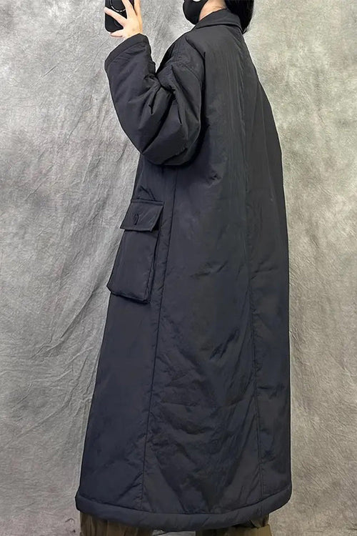 Plus Size Oversized Windbreaker Parka