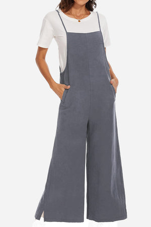 Cotton Blend Travel Comfort Jumpsuit
