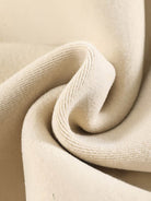 nano-fleece zip two-piece set with hip-length jacket and wide-leg pants in soft wrinkle-resistant fabric