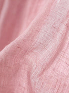 Cotton-linen summer midi dress with tiered skirt and relaxed drop-waist silhouette in lightweight fabric