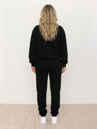 Classic Comfort Athleisure set in stretchy, wrinkle-resistant fabric ideal for all-day wear and versatile style