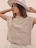 Comfy Couture Knit Sweater two-piece set in soft, relaxed fit with matching pants for versatile, comfortable style