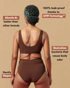 Still Her Motion™ ActiveFlex performance leakproof underwear 5-pack with high-stretch fabric and moisture-locking gusset