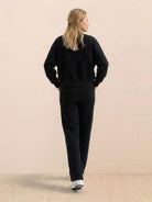 The Voyager Zip Set two-piece zip-front sweatshirt and wide-leg joggers travel outfit