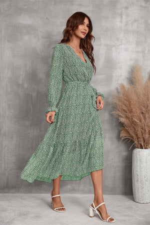 Bloom Wrap Midi Dress